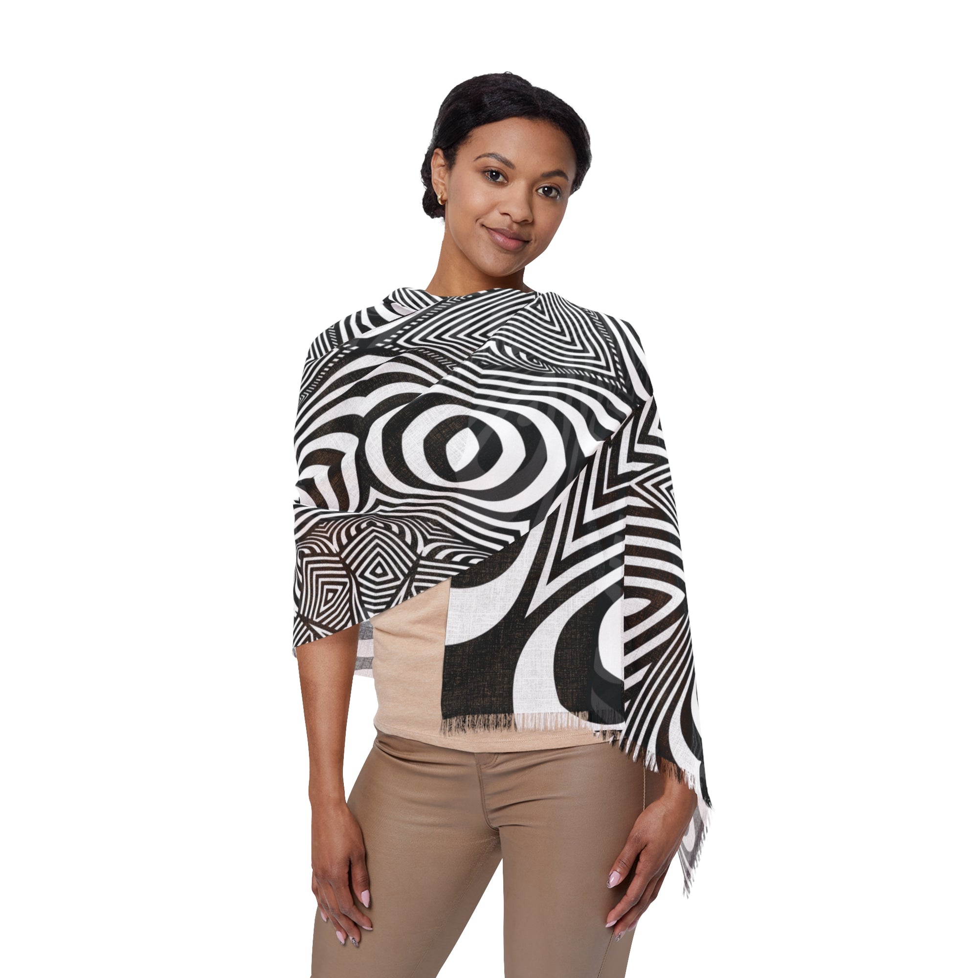 Mirage | Scarf — Black/White