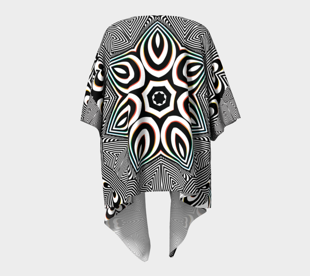 Stellar Prism | Draped Kimono