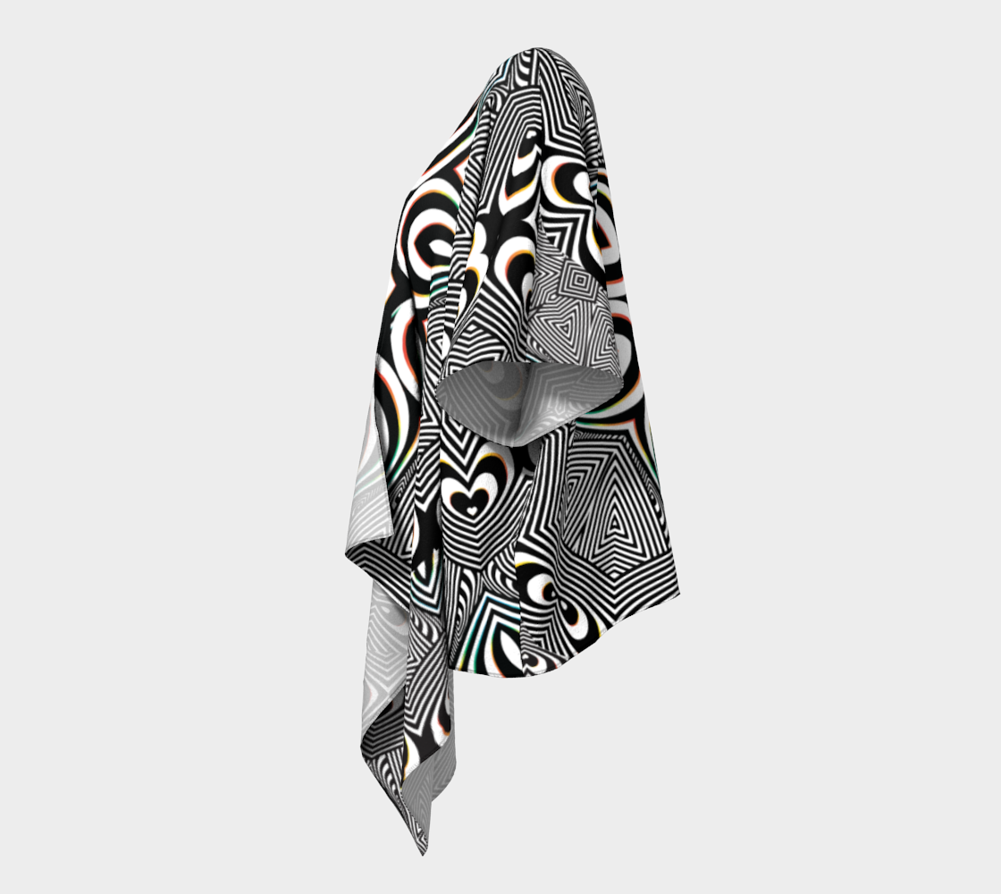 Stellar Prism | Draped Kimono